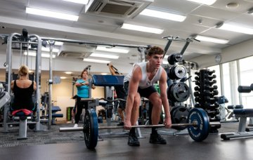 Weight training at Stirling Leisure - Balga